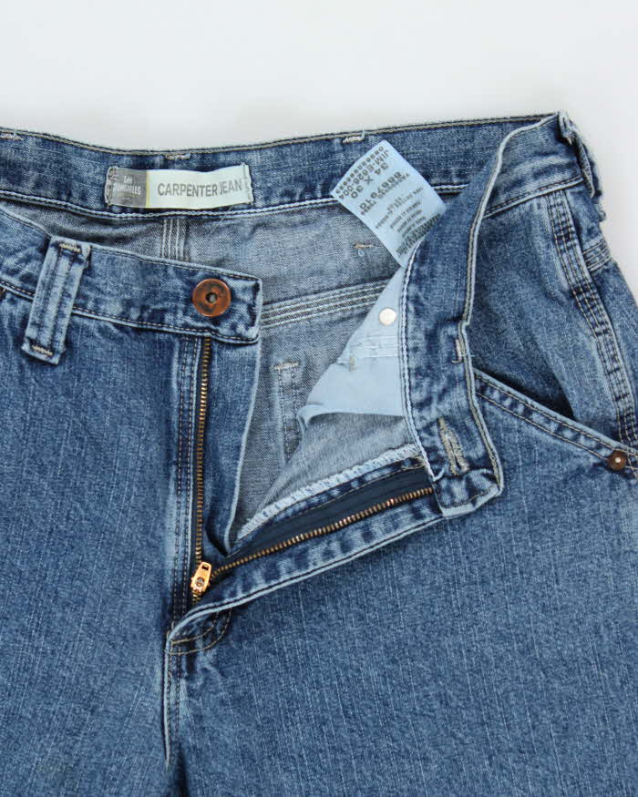 Vintage Y2K 00s Lee Dungarees Wide Leg Denim Carpenter Jeans - W34 L30