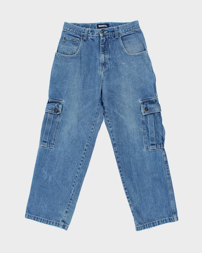 Vintage 1990s Results Ultra Wide Leg Jeans - W32 L30