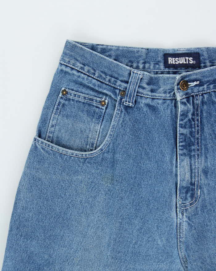 Vintage 1990s Results Ultra Wide Leg Jeans - W32 L30