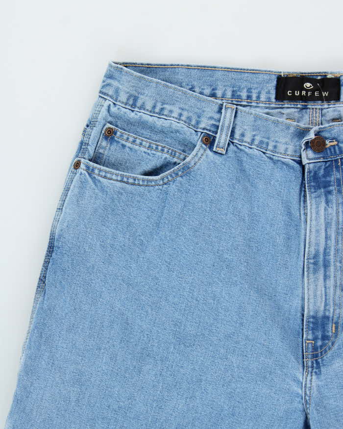 Vintage 1990s Curfew Wide Leg Carpenter Jeans - W36 L30