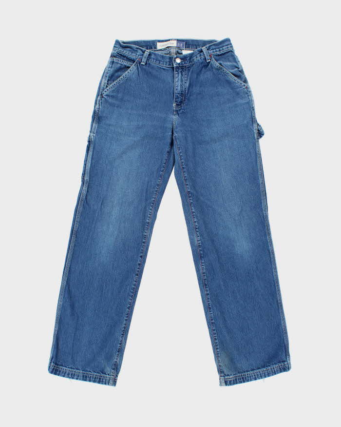Vintage 1990s Gap Wide Leg Carpenter Jeans - W30 L32