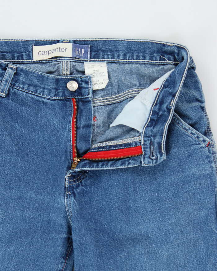 Vintage 1990s Gap Wide Leg Carpenter Jeans - W30 L32