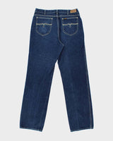Vintage 1986 Lee Union Made In USA Relaxed Straight Leg Denim Jeans - W34 L33