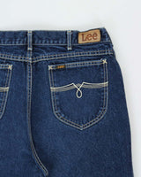 Vintage 1986 Lee Union Made In USA Relaxed Straight Leg Denim Jeans - W34 L33