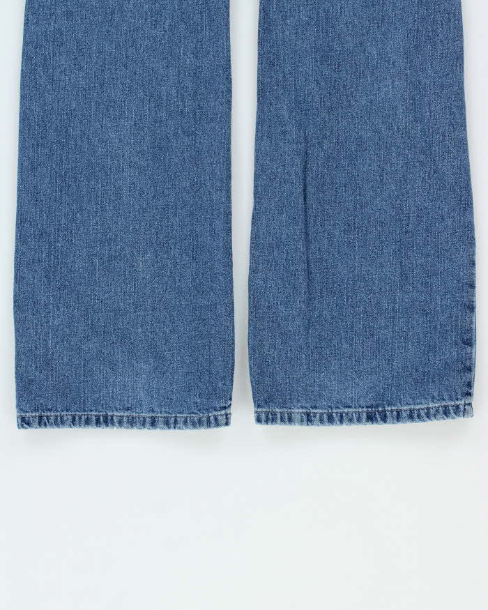 Vintage 1990s Silver Low Rise Bootcut Denim Jeans - W29 L31