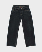 Vintage 2006 Evisu x Puma True Love Wide Leg Cinch Back Denim Jeans - W33 L30