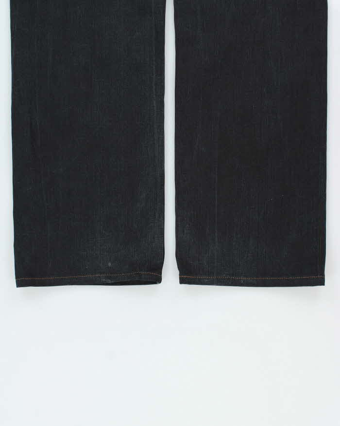 Vintage 2006 Evisu x Puma True Love Wide Leg Cinch Back Denim Jeans - W33 L30