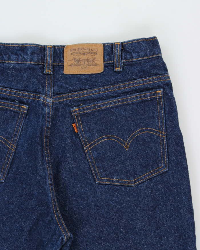 Vintage 1988 Levi's 619 Orange Tab Made In USA Straight Leg Denim Jeans - W32 L25