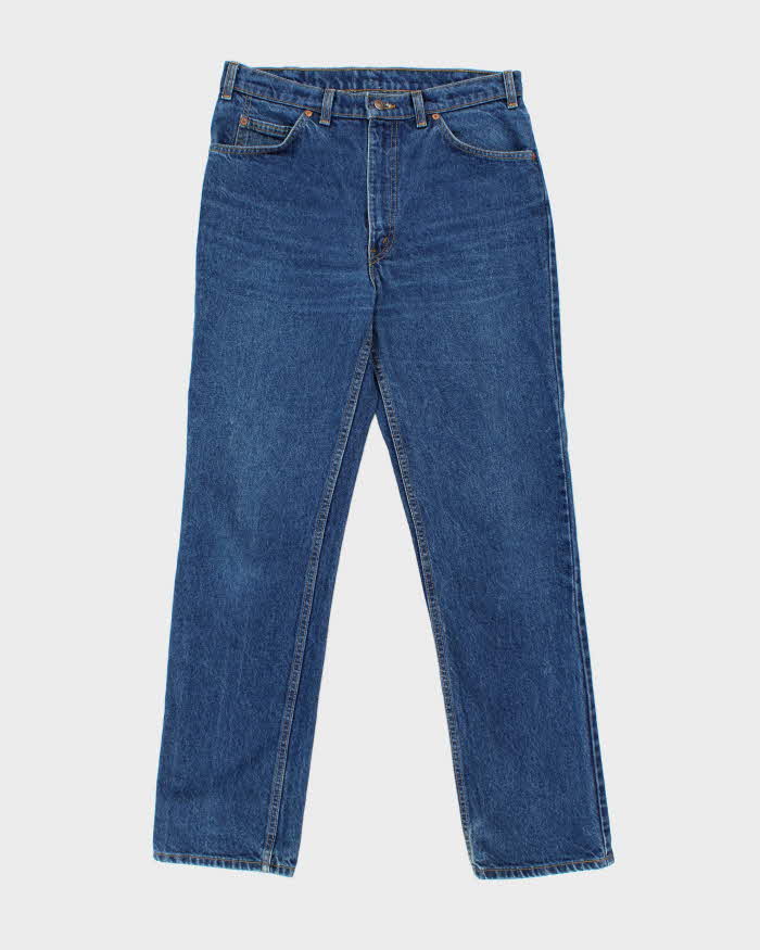 Vintage 1988 Levi's 619 Orange Tab Made In Canada High Rise Denim Straight Leg Jeans - W34 L32