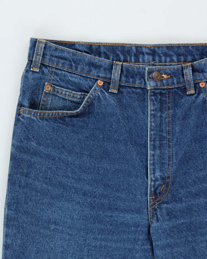 Vintage 1988 Levi's 619 Orange Tab Made In Canada High Rise Denim Straight Leg Jeans - W34 L32