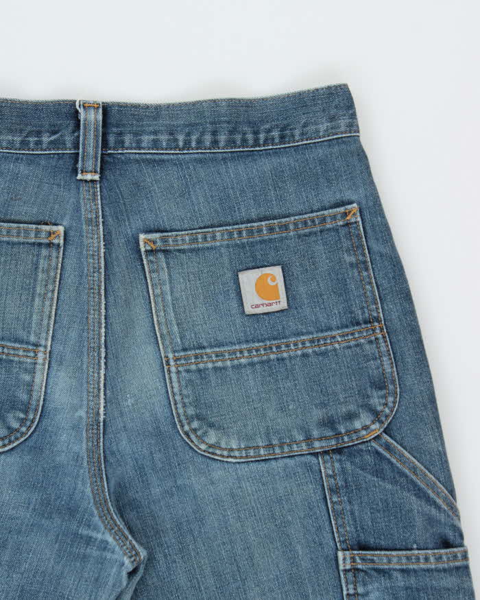Vintage Carhartt Double Knee Distressed Denim Relaxed Straight Leg Carpenter Jeans - W30 L30