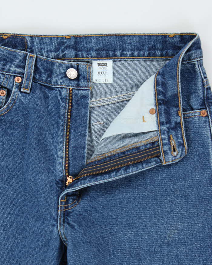 Vintage 1996 Levi's 517 Batwing Tag Denim Bootcut Jeans - W32 L32