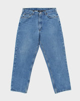 Vintage Y2K 00s Carhartt B155 Fleece Lined Relaxed Fit Workwear Denim Jeans - W36 L32