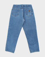 Vintage Y2K 00s Carhartt B155 Fleece Lined Relaxed Fit Workwear Denim Jeans - W36 L32