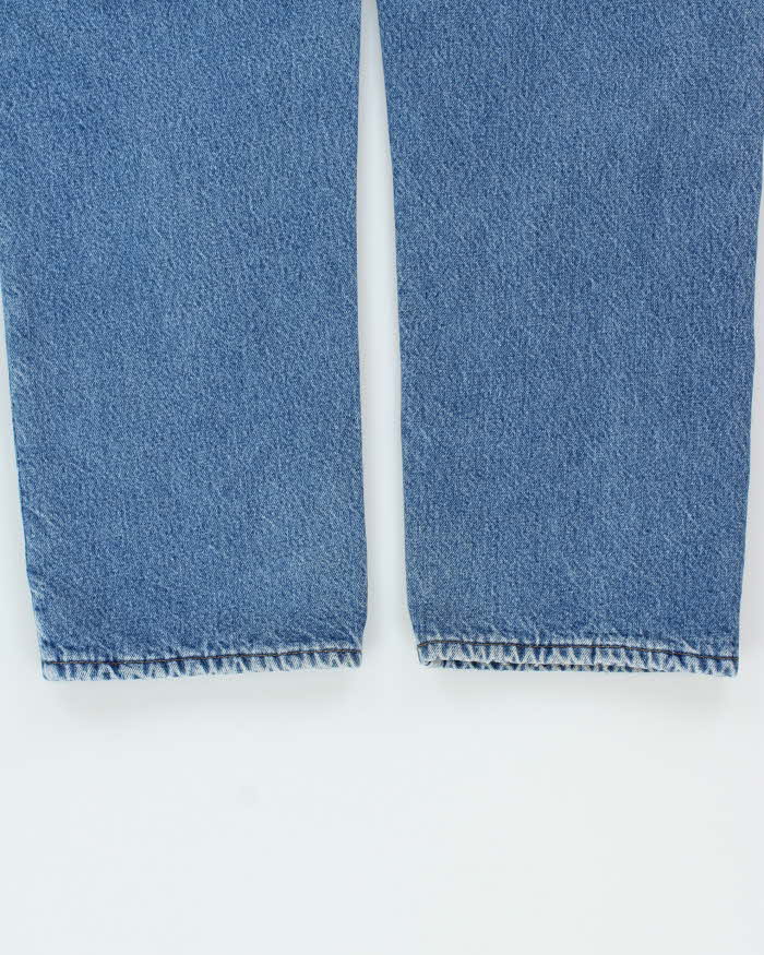 Vintage Y2K 00s Carhartt B155 Fleece Lined Relaxed Fit Workwear Denim Jeans - W36 L32