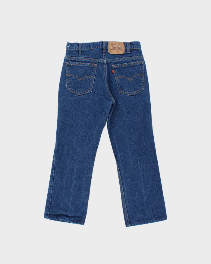 Vintage 1994 Levi's 517 Orange Tab Batwing Made In USA Denim Bootcut Jeans - W30 L25