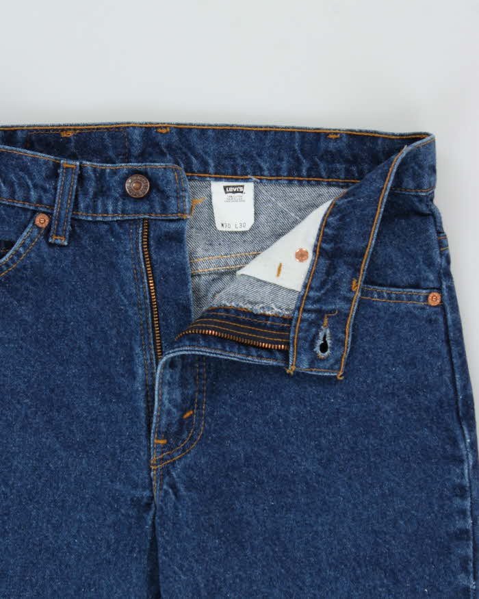 Vintage 1994 Levi's 517 Orange Tab Batwing Made In USA Denim Bootcut Jeans - W30 L25