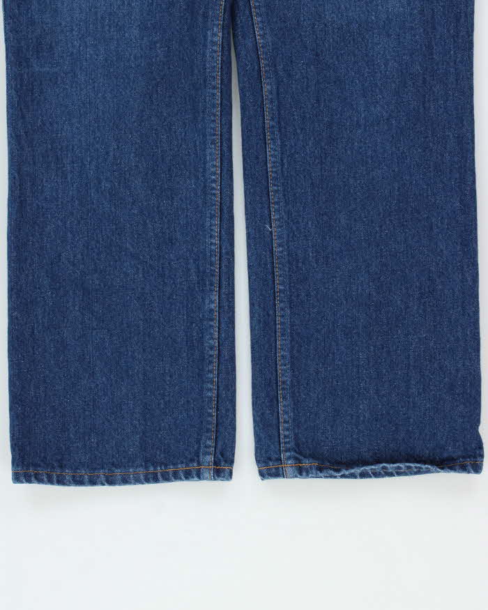 Vintage 1994 Levi's 619 Orange Tab Made In Canada Leather Patch High Waisted Relaxed Straight Leg Jeans - W34 L31