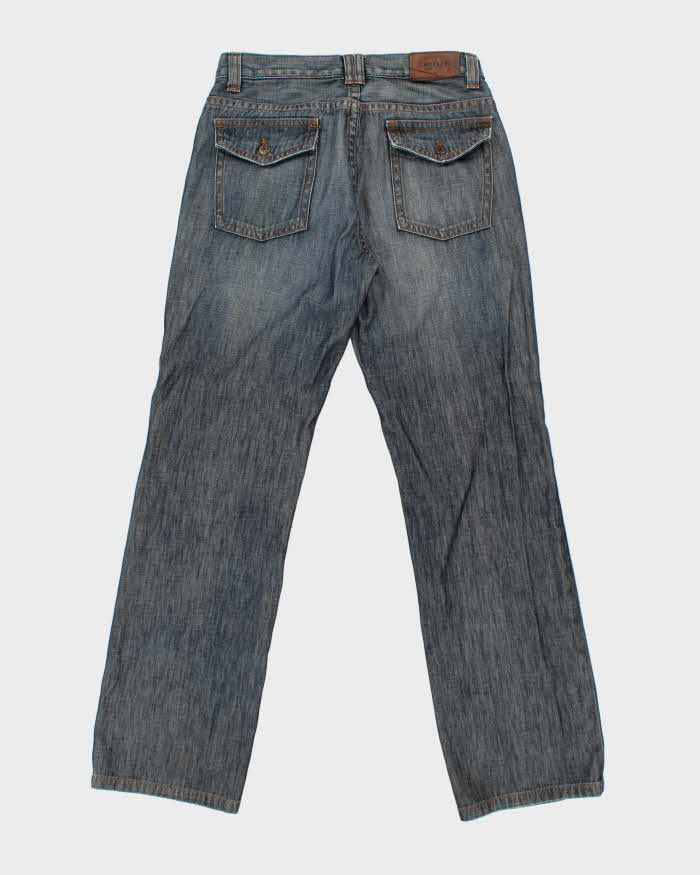 Vintage Y2k 2000s Massimo Dutti Washed Relaxed Fit Jeans - W32 L34