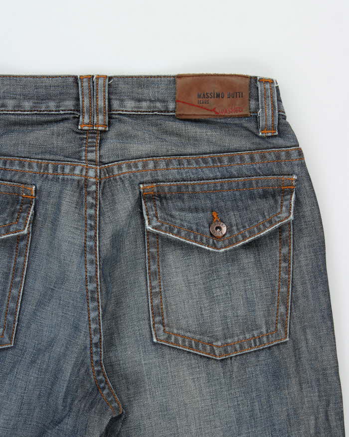 Vintage Y2k 2000s Massimo Dutti Washed Relaxed Fit Jeans - W32 L34