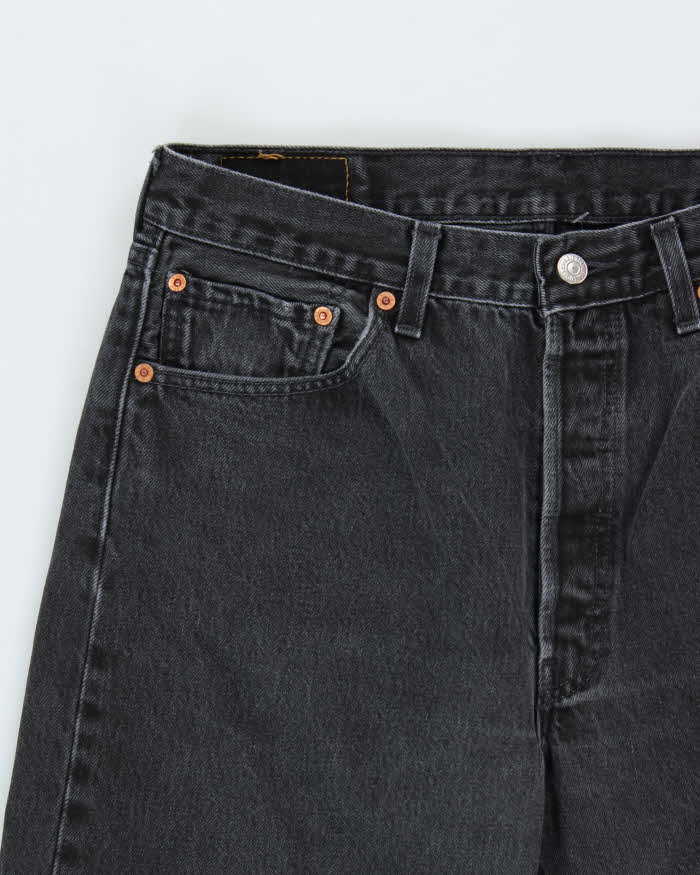 Vintage 1999 Levi's 501 Red Batwing Made In Canada Straight Leg Denim Jeans - W34 L30