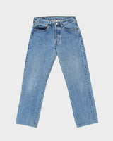 Vintage Y2K 00s Levi's 501 Red Batwing Straight Leg Denim Jeans - W31 L31