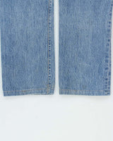 Vintage Y2K 00s Levi's 501 Red Batwing Straight Leg Denim Jeans - W31 L31