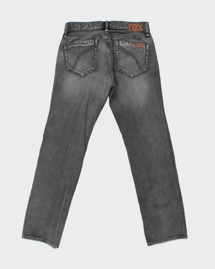 Vintage Y2K 00s Fox Denim Badbrain Straight Leg Jeans - W34 L32