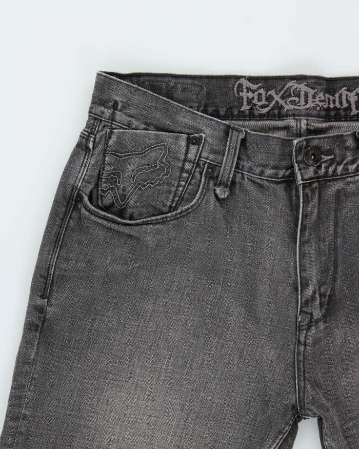 Vintage Y2K 00s Fox Denim Badbrain Straight Leg Jeans - W34 L32