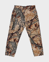 Vintage Y2K 00s Wrangler Fusion 3.0 Realtree Camo Double Knee Denim Relaxed Fit Jeans - W36 L31