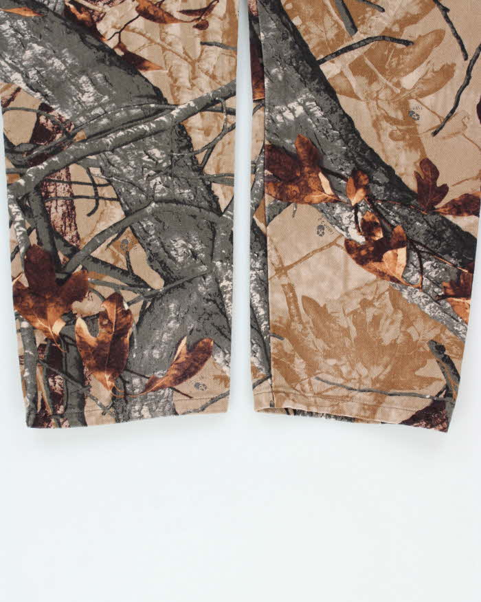 Vintage Y2K 00s Wrangler Fusion 3.0 Realtree Camo Double Knee Denim Relaxed Fit Jeans - W36 L31