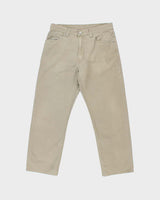 Vintage Y2K 00s Levi's 505 Batwing Khaki Regular Fit Straight Leg Denim Jeans - W33 L28