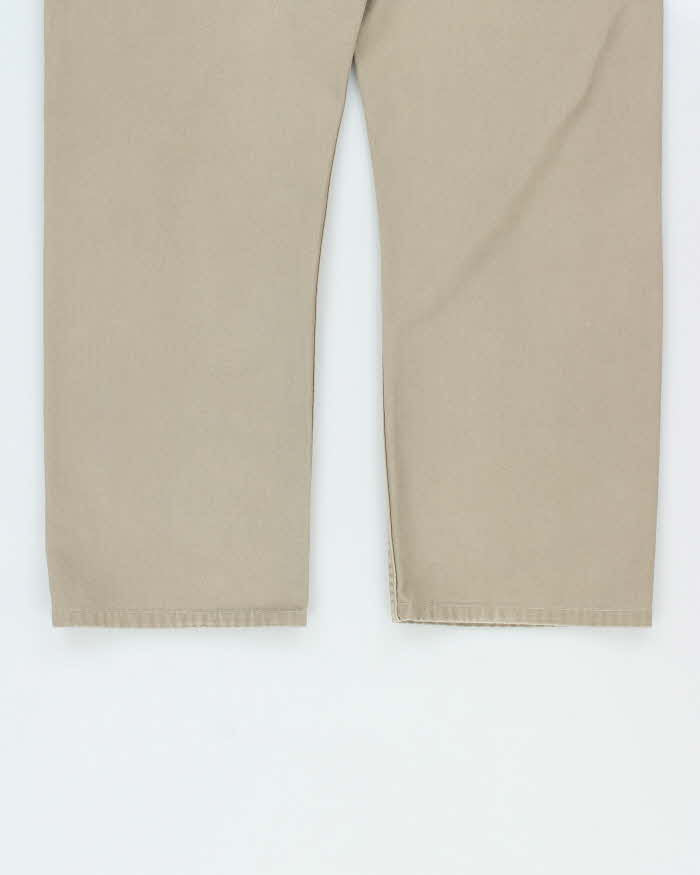Vintage Y2K 00s Levi's 505 Batwing Khaki Regular Fit Straight Leg Denim Jeans - W33 L28