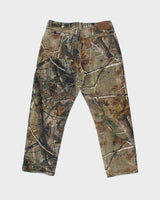 Vintage Y2K 00s Wrangler Pro Gear Real Tree Camo Relaxed Straight Leg Denim Jeans - W36 L30
