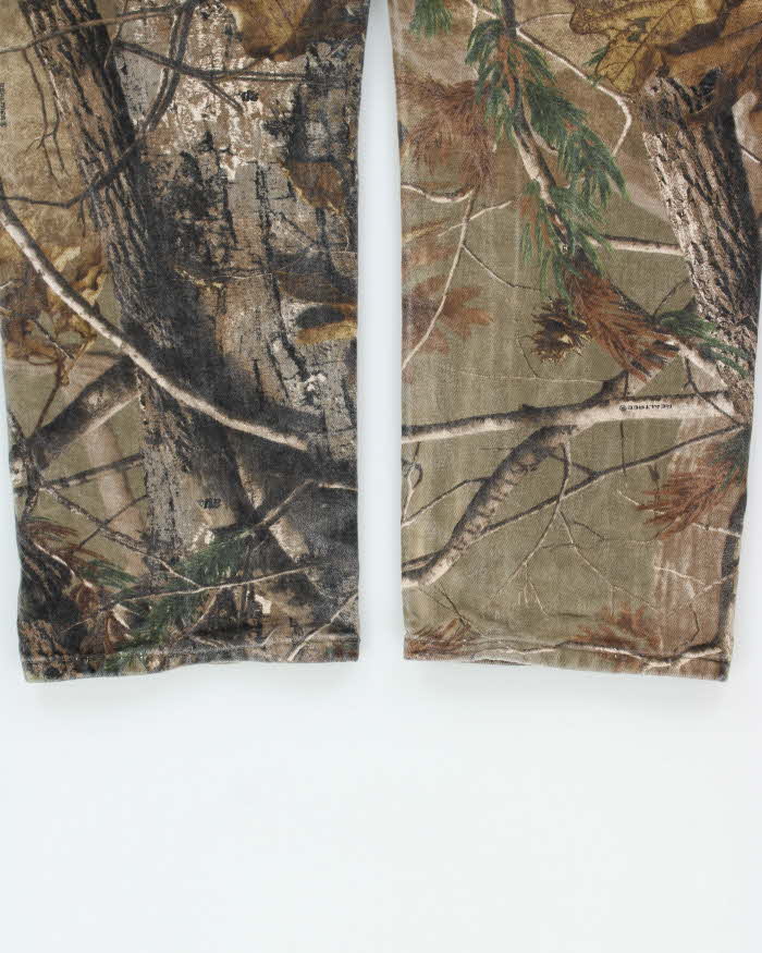 Vintage Y2K 00s Wrangler Pro Gear Real Tree Camo Relaxed Straight Leg Denim Jeans - W36 L30
