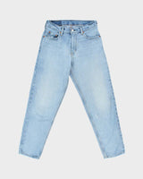Vintage Levi's 550 '91 Mid Rise Distressed Relaxed Tapered Leg Denim Jeans - W30 L30