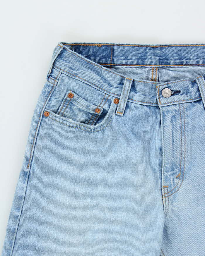 Vintage Levi's 550 '91 Mid Rise Distressed Relaxed Tapered Leg Denim Jeans - W30 L30