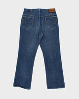 Vintage 1988 Lee Riders Made In Canada Mid Rise Dark Wash Denim Bootcut Jeans - W34 L30
