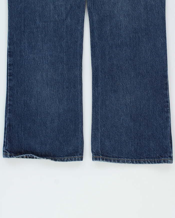 Vintage 1988 Lee Riders Made In Canada Mid Rise Dark Wash Denim Bootcut Jeans - W34 L30