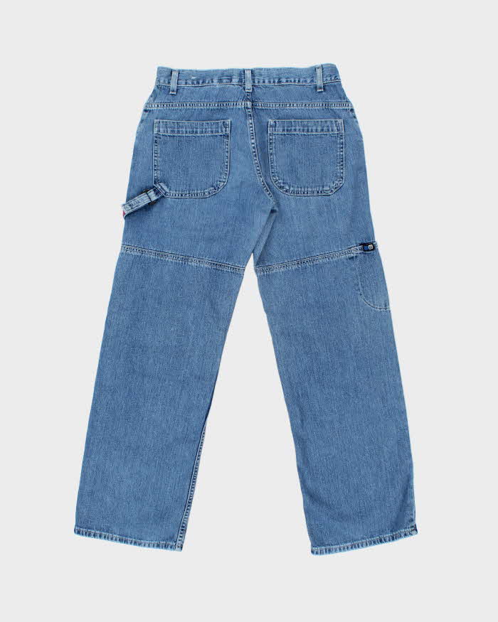 Vintage 2000 Y2K Levi's L2 Mid Rise Baggy Fit Wide Leg Denim Skater Jeans - W32 L31