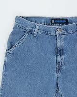 Vintage 2000 Y2K Levi's L2 Mid Rise Baggy Fit Wide Leg Denim Skater Jeans - W32 L31