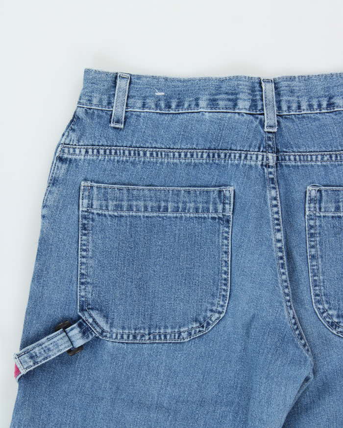 Vintage 2000 Y2K Levi's L2 Mid Rise Baggy Fit Wide Leg Denim Skater Jeans - W32 L31