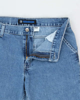 Vintage 2000 Y2K Levi's L2 Mid Rise Baggy Fit Wide Leg Denim Skater Jeans - W32 L31