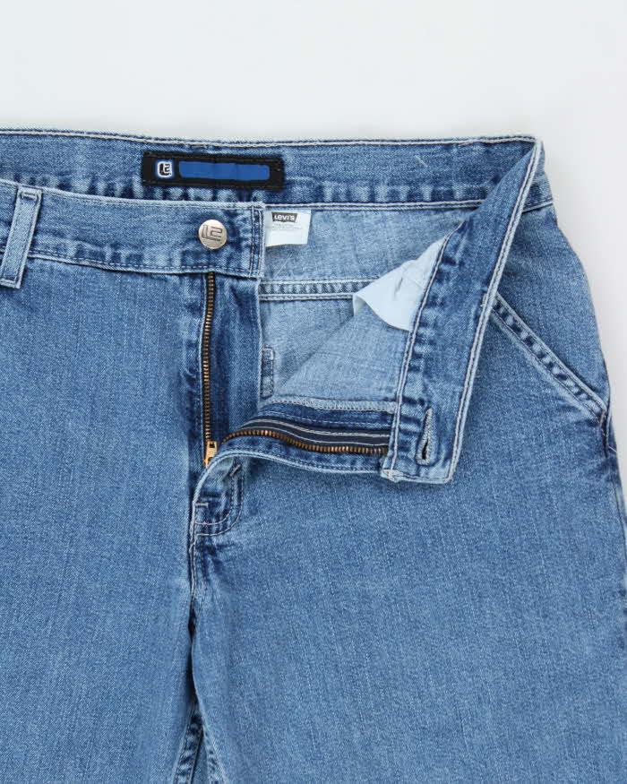 Vintage 2000 Y2K Levi's L2 Mid Rise Baggy Fit Wide Leg Denim Skater Jeans - W32 L31