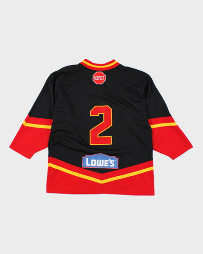Vintage Bow Valley Flames Ice Hockey Jersey - S