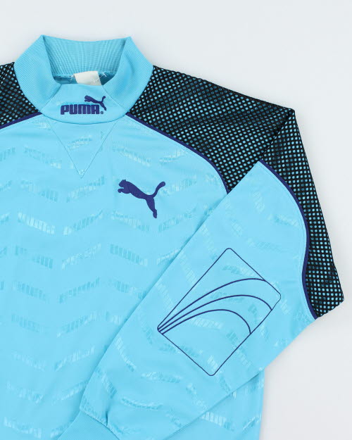 Vintage 90's Puma Two Tone Goalkeeper Jersey - M
