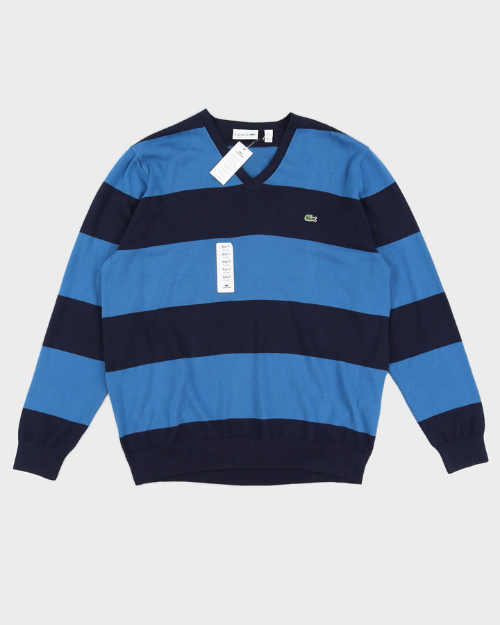 Deadstock Striped Lacoste Jumper - XL