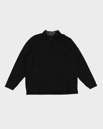 Black Wrangler Quarter Zip Fleece - XXL