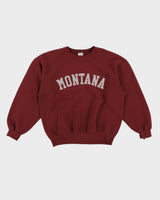 Vintage Burgundy Montana Sweatshirt - L