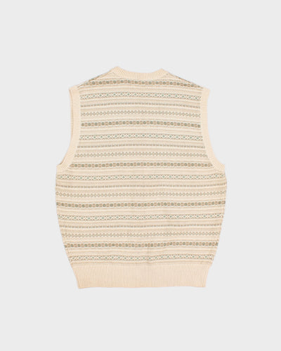 Polo Golf V Neck Silk Sweater Vest - M